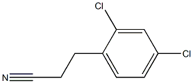 3-(2,4-dichlorophenyl)propanenitrile Struktur