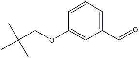 3-(neopentyloxy)benzaldehyde Struktur