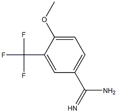 3-(trifluoromethyl)-4-methoxybenzamidine Struktur