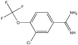 3-chloro-4-(trifluoromethoxy)benzamidine Struktur