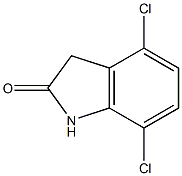 4,7-dichloroindolin-2-one Struktur