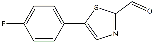 5-(4-fluorophenyl)thiazole-2-carbaldehyde Struktur