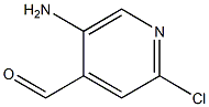 5-Amino-2-chloro-pyridine-4-carbaldehyde Struktur