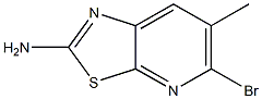 5-bromo-6-methylthiazolo[5,4-b]pyridin-2-amine Struktur