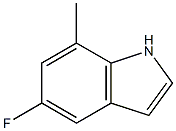 5-fluoro-7-methyl-1H-indole Struktur