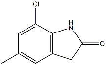 7-chloro-5-methylindolin-2-one Struktur