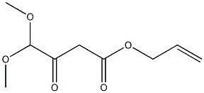 allyl 4,4-dimethoxy-3-oxobutanoate Struktur