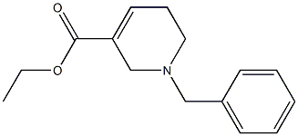 ethyl 1-benzyl-1,2,5,6-tetrahydropyridine-3-carboxylate Struktur