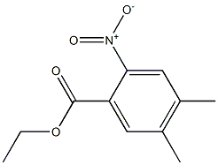 ethyl 4,5-dimethyl-2-nitrobenzoate Struktur