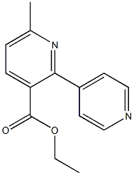 ethyl 6-methyl-2,4'-bipyridine-3-carboxylate Struktur