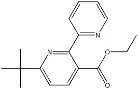 ethyl 6-tert-butyl-2,2'-bipyridine-3-carboxylate Struktur