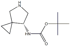 (R)-7-tert-Butoxycarbonylamino-5-azaspiro[2.4]heptane Struktur