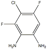 4-Chloro-1,2-diamino-3,5-difluorobenzene Struktur