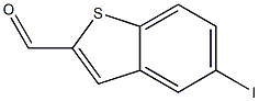 5-Iodobenzothiophene-2-carboxaldehyde Struktur