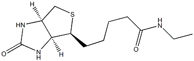 (+)-Biotinyl ethylamine Struktur