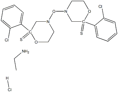 2-(2-Chlorophenyl)-2-Thiomorpholino-Oxide Ethanamine Hydrochloride Struktur