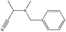 2-(benzyl(methyl)amino)propanenitrile Struktur