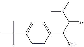 2-amino-2-(4-tert-butylphenyl)-N,N-dimethylacetamide Struktur