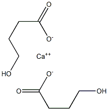 -Hydroxybutyrate, Calcium Salt Struktur