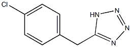 5-(4-Chlorobenzyl)-1H-tetrazole Struktur