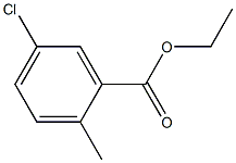 Ethyl 5-chloro-2-methylbenzoate Struktur