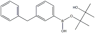 3-Benzylbenzeneboronic acid pinacol ester Struktur