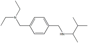 ({4-[(diethylamino)methyl]phenyl}methyl)(3-methylbutan-2-yl)amine Struktur