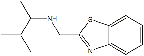 (1,3-benzothiazol-2-ylmethyl)(3-methylbutan-2-yl)amine Struktur