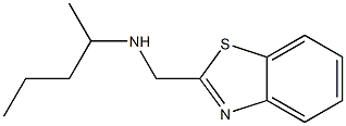 (1,3-benzothiazol-2-ylmethyl)(pentan-2-yl)amine Struktur