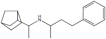 (1-{bicyclo[2.2.1]heptan-2-yl}ethyl)(4-phenylbutan-2-yl)amine Struktur