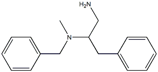 (1-amino-3-phenylpropan-2-yl)(benzyl)methylamine Struktur