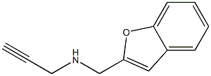 (1-benzofuran-2-ylmethyl)(prop-2-yn-1-yl)amine Struktur