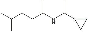 (1-cyclopropylethyl)(5-methylhexan-2-yl)amine Struktur