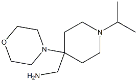 (1-isopropyl-4-morpholin-4-ylpiperidin-4-yl)methylamine Struktur