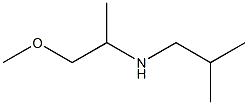 (1-methoxypropan-2-yl)(2-methylpropyl)amine Struktur