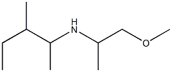 (1-methoxypropan-2-yl)(3-methylpentan-2-yl)amine Struktur