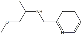 (1-methoxypropan-2-yl)(pyridin-2-ylmethyl)amine Struktur