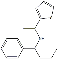 (1-phenylbutyl)[1-(thiophen-2-yl)ethyl]amine Struktur