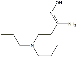 (1Z)-3-(dipropylamino)-N'-hydroxypropanimidamide Struktur