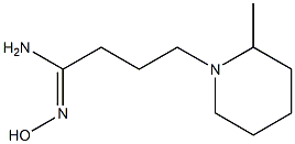 (1Z)-N'-hydroxy-4-(2-methylpiperidin-1-yl)butanimidamide Struktur