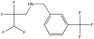 (2,2,3,3-tetrafluoropropyl)({[3-(trifluoromethyl)phenyl]methyl})amine Struktur