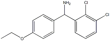 (2,3-dichlorophenyl)(4-ethoxyphenyl)methanamine Struktur