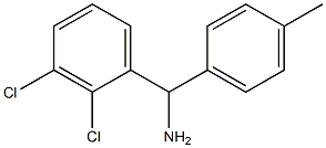 (2,3-dichlorophenyl)(4-methylphenyl)methanamine Struktur