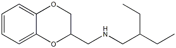 (2,3-dihydro-1,4-benzodioxin-2-ylmethyl)(2-ethylbutyl)amine Struktur