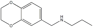 (2,3-dihydro-1,4-benzodioxin-6-ylmethyl)(propyl)amine Struktur