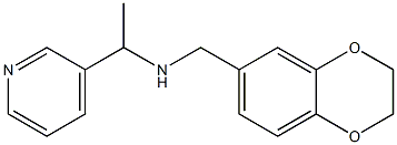 (2,3-dihydro-1,4-benzodioxin-6-ylmethyl)[1-(pyridin-3-yl)ethyl]amine Struktur