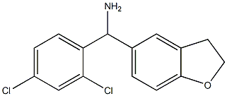 (2,4-dichlorophenyl)(2,3-dihydro-1-benzofuran-5-yl)methanamine Struktur