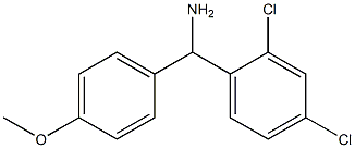 (2,4-dichlorophenyl)(4-methoxyphenyl)methanamine Struktur