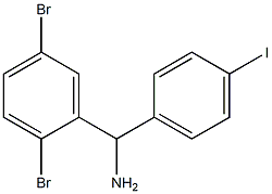 (2,5-dibromophenyl)(4-iodophenyl)methanamine Struktur