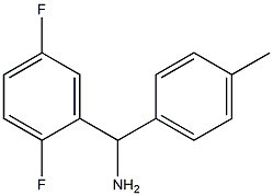 (2,5-difluorophenyl)(4-methylphenyl)methanamine Struktur